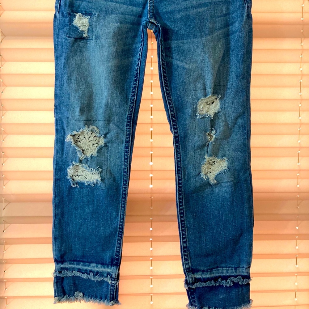 Abercrombie kids Distressed jeans